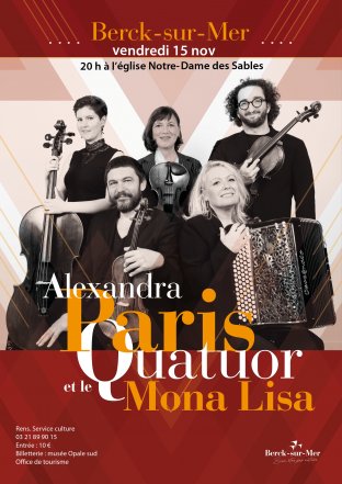 Concert Alexandra Paris et le Quatuor Mona Lisa