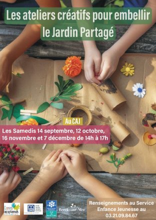 Les ateliers créatifs pour embellir le Jardin partagé