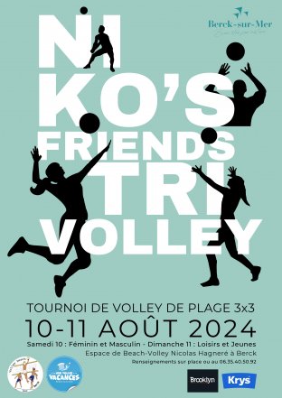 Tournois 3x3 de Beach Volley "Niko's Friends Trivolley"