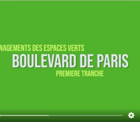 L'aménagement urbain du Boulevard de Paris en vidéo