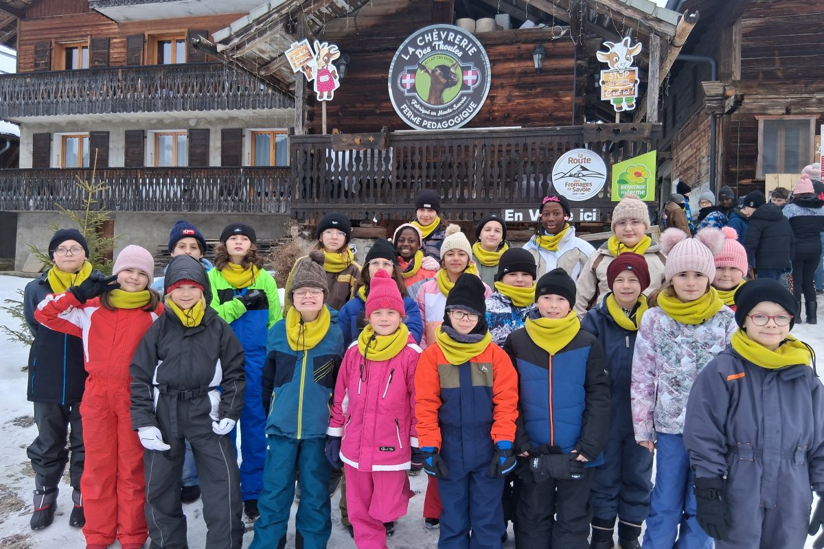 Départ en classe de neige