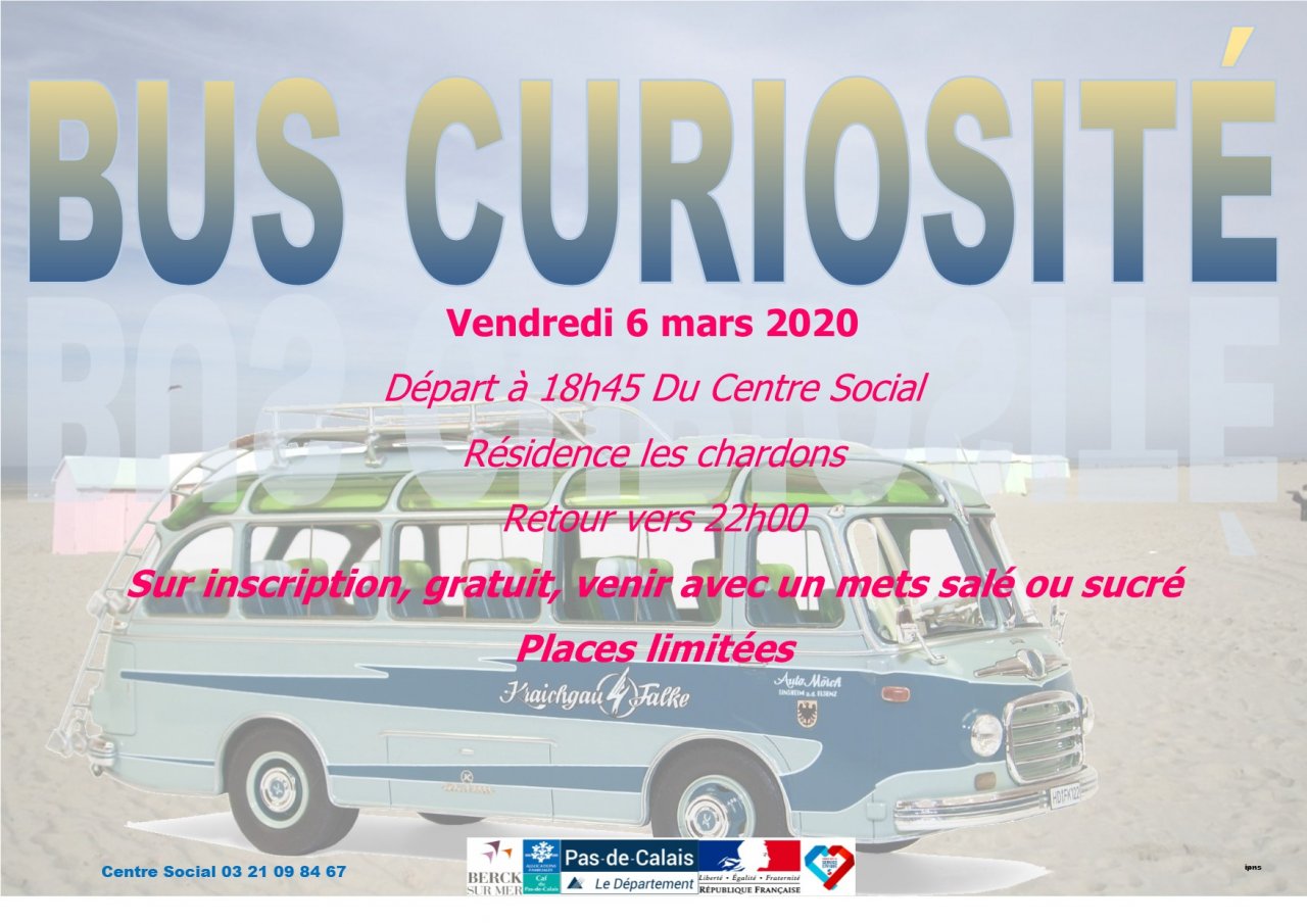 Activité bus-curiosité du centre social de Berck-sur-Mer